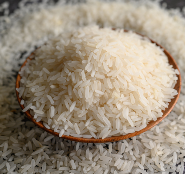 raw white rice